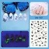 Nuevas Pegatinas Luminosas para Uñas de Mariposa, Accesorios de Uñas de Moda para Fiestas Navideñas, Pegatinas Luminosas para Uñas del Festival Irlandés