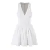 Ropa Femenina Transfronteriza Europea y Americana 2026 Moda Callejera Vestido Tanque Plisado Adornado con Lazo de Encaje para Mujer C27848
