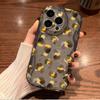 Funda de Teléfono Estilo Ins con Estampado de Leopardo 18Pro Anticaída Patrón de Crema Ip14Pm Patrón de Ola 13Pm Moderna para Mujeres 12 Apple Verano