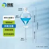 Embudo de separación en forma de pera, pistón de vidrio, embudo de separación esférico de 60/125/250 ml, embudo de enseñanza, embudo de vidrio
