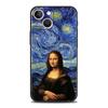 Adecuado para funda de teléfono iPhone 17, Van Gogh Mona Lisa Pintura al óleo de girasoles Arte Original Nueva funda de teléfono