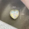 Nova cor quadrada de fundo plano para joias, transparente, diamante, laço de amor, aplique, grampo de cabelo de personalidade, acessórios DIY para roupas