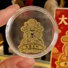 Popular Pegatina de Teléfono de Oro Puro 999 de 2 mg para Riqueza y Prosperidad, Pegatina de Teléfono Dorada con Temática de Princesa, Regalo para Transmisiones en Vivo
