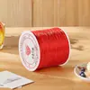 Hilo Elástico para Cuentas Cordón Elástico Plano para Manualidades de Cuentas Alta Elasticidad Alta Resistencia al Desgaste Hilo para Cuentas Cordón Elástico para Manualidades