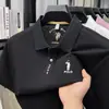 2026 Nuevo Estilo de Verano Camisa Polo para Hombre de Manga Corta para Hombres de Mediana Edad Casual de Negocios Color Sólido Bordada Cuello Camisero Camiseta de Manga Corta para Hombre
