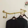 Barra de Secado de Ropa Montada Lateralmente para Balcón, Uso Doméstico Colgador de Ropa Montado Lateralmente, Barra Fija de Armario Montada Lateralmente, Barra de Secado de Ropa Montada en la Pared