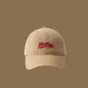 Gorra de Béisbol Bordada de Estilo Americano de Ala Ancha, Sombrero de Sol de Verano para Mujeres con Circunferencia de Cabeza Grande, Gorra de Béisbol Negra de Visera para Hombres, Sombrero Artístico de Ala Ancha