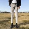 Pantalones cortos casuales ajustados de estilo coreano holgados de pierna recta para hombre