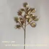 Simulação Flor de Ano Novo Flor Plástica Dourada Balde de Ano Novo Galhos Longos Palmeira Vermelha Hortênsia Palavra Fu Amor Flor de Ano Novo Atacado