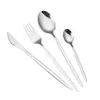 Amazon Transfronterizo Acero Inoxidable Fino Portugués 410 Vajilla Estilo Nórdico Occidental Suministros para Hotel Cuchillo, Tenedor y Cuchara para Steak