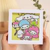 Enfeites de Pintura de Diamante, Adesivos de Desenho Animado DIY Fofos Feitos à Mão, Porta-Retratos de Acrílico, Pinturas Decorativas, Decorações para Quarto e Sala de Estar no Atacado