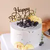 Conjunto de Toppers de Acrílico de 20 Peças para Decoração de Bolo de Aniversário, Toppers de Bandeira, Mesa de Sobremesas de Festa Trendy