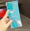 Pegatina de Cartón de Fondo de Papel de Aluminio de Lino para Mascotas con Degradado de Colores Cualquier Tamaño Tarjeta Goo Material para Funda de Teléfono Móvil DIY Nuevo