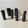 Juego de 10 piezas de manga de alargamiento neumática 1/2 juego de vasos para llave de batería de litio cabeza hexagonal para pistola de aire reparación de automóviles