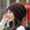 Gorro de Punto para Mujer Transfronterizo de Invierno Estilo Coreano Moda Casual Gorro con Orejeras Slouchy Gorro para Hombre Suelto Cortavientos Gorro Postparto