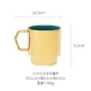 Caneca de alta qualidade banhada a ouro, caneca com tampa, caneca de cerâmica, xícara de cerâmica, acabamento fosco, cerâmica de Chaozhou