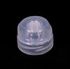 Tampa de garrafa espremedora de pasta de pera pontuda com válvula de silicone, embalagem portátil transparente à prova de vazamento, bico de garrafa plástica, atacado