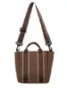 Bolsa de Lona Artística 2026 Modelo Nuevo de Moda Ins Bolso de Hombro de Nylon para Mujer Bolso Cruzado Color-Blocking Transfronterizo