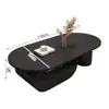 Mesa de centro de madeira maciça estilo vintage, design retrô, simples e elegante, adequada para salas de estar pequenas, modelo novo com toque de alta qualidade