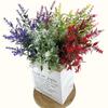 Ponto cruz fronteiriça Amazon flor artificial simulação plástico flor falsa Espiga de Cão trigo grama exterior lavanda decoração de engenharia