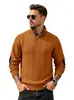Chamarra Pulóver de Pana de Color Sólido y Retazos de Manga Larga de Comercio Exterior Europeo y Americano Transfronterizo Casual Retro Talla Grande para Hombre