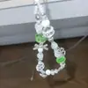 Trébol de Cuatro Hojas de la Suerte Multicolor con Cuentas Cadena para Teléfono Móvil Colgante Anti-Pérdida para Cámara Regalo para Estudiante Amiga Mejor Amiga Cordón Ccd
