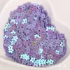 Lantejoulas Coloridas Pequenas Flor de Ameixa com Furo Médio de 5mm Acessórios para Joias DIY Contas Acessórios Decorativos para Roupas Costurados à Mão Materiais Artesanais