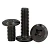 Tornillos Negros para Muebles de Acero Inoxidable 304 Galvanizado Zinc Negro Cabeza Avellanada Cabeza Phillips Cabeza Plana Borde Biselado m3m4m5m6m8