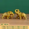 Atacado do fabricante de novos enfeites de elefante da sorte com moedas e o caractere "Fu" para colocação em escritórios e salas de estar