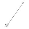 Cuchara de Bar de Acero Inoxidable Material 304 Piezas de Automóvil Cuchara de Bar Cuchara para Hielo Cuchara Mezcladora de Metal Cuchara Mezcladora para Té con Leche Cuchara de Bar KTV