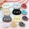 Gatito Lindo Pez Acrílico DIY Accesorios Funda de Teléfono Celular Agujero Zapatos Parche Pasador Accesorios para el Cabello Material
