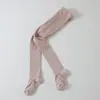 Leggings Brillantes con Pedrería para Niñas de Primavera y Otoño, Finas Rayas Verticales, Algodón de Alta Elasticidad, Pantalones Ajustados de Princesa para Niñas Pequeñas