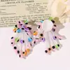 Atmosfera de Verão Tassel Colorido Contas de Arroz Flor DIY Brincos Dopamina Bolsas Femininas Flores para Sapatos Roupas Acessórios de Cabelo