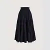 Moda Europea y Americana Transfronteriza Adelgazante Transpirable Caída Versátil Elegante Cintura Nudada Falda Plisada