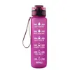 Botella de Agua Deportiva Tritan de 1000ml Vaso de Plástico para Fitness con Asa Mate Botella de Agua a Prueba de Fugas Vaso Espacial para Estudiantes