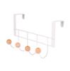 Gancho de porta simples cabide de parede sem furos rack para pendurar na porta do quarto armazenamento de parede roupas chapéu