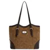 Bolso de Hombro Tipo Tote de Gran Capacidad Versátil Estilo Universitario Commuter Moda de Nicho Estilo Coreano con Relieve para Mujer 2025 Tendencia