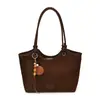 Bolso de Hombro Nuevo y Elegante Otoño 2026 Bolso de Mano de Nicho de Alto Valor Bolso Cruzado Tipo Cubo Simple y de Moda para Mujeres