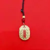 Estilo étnico chino aleación amuleto de dinero llavero colgante colgador de bolsa colgador de coche accesorio metálico decorativo fabricante