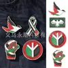Broche Insígnia Bandeira Nacional Popular Transfronteiriça Acessórios DIY Broche Bandeira da Paz do Paquistão Pino de Cartão Fabricante Atacado