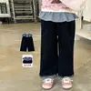 Camiseta de Manga Larga Casual de Otoño Falsa de Dos Piezas para Niñas Weimu Ropa Base Infantil Top Clase A Ropa para Bebé Niña