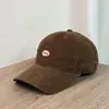 Estilo Coreano Viya Man Novo Bordado de Letra Boné de Baseball Feminino Estilo Coreano Versátil Circunferência da Cabeça Grande Aba Macia Boné de Pai Moderno