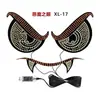 Transfronterizo Nuevo Producto Ojo de Diablo Demonio Coche Pantalla LED Luz Decorativa Ojo de Diablo Personalizado Modificado Atmósfera