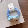 Lindo Color Rosa Coreano para Niños Peluche de Algodón Personaje de Dibujos Animados Cordón para Teléfono Goma para el Cabello Goma para el Cabello de Niñas Pin Lateral