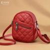DENK bolsa feminina de couro transfronteiriça atacado 2023 nova moda bordado de linha de diamante couro de camada superior bolsa tiracolo de ombro