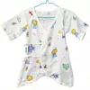 Roupa de Bebê Gaze de Algodão de Camada Dupla de Alta Densidade Macacão de Peça Única Estilo Monge para Recém-Nascido Bebê Roupa de Borboleta