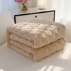 Manta jacquard a cuadros de tafetán, manta multifuncional para siesta, manta para aire acondicionado de oficina, manta de forro polar para sofá, venta al por mayor y a medida