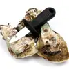 Herramienta para cortar ostras de mariscos de fábrica, cuchillo para ostras, cuchillo para ostras con mango de plástico, cuchillo para ostras de acero inoxidable
