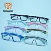 Novos Armações de Óculos para Meninos e Crianças, Armações Quadradas Estilo Natural Moderno, Óculos para Jovens, Armações Simples Personalizadas