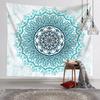 Tapeçaria Mandala Nórdica Tecido de Fundo para Yoga Tecido Decorativo de Parede Tapeçaria Mural Impressão Digital
